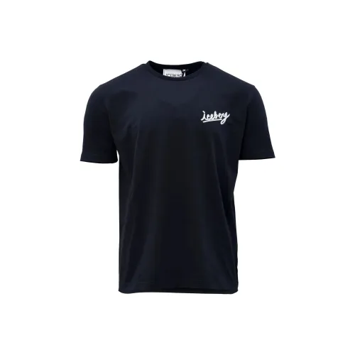 Айсберг Черная Мужская Рубашка T