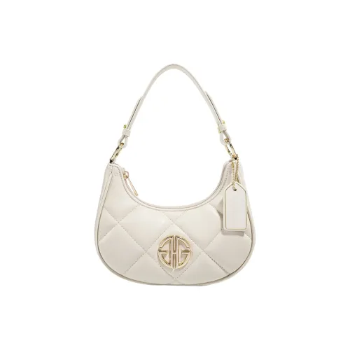 GHG Коровья кожа Сумка через плечо Маленькая Женская Сумка Экрю Серебристый Черный Розовый