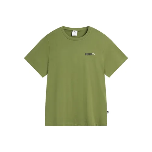 PUMA T-Shirt Унисекс Оливково-зеленый