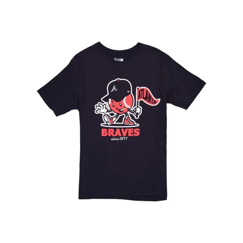 New Era SS24 Atlanta Hawks T-Shirt Унисекс Морской Синий