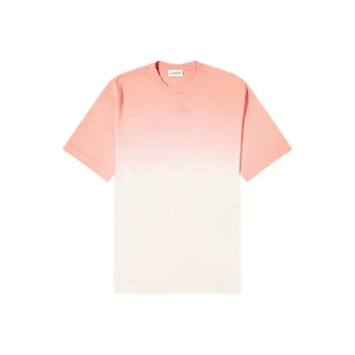 Lanvin Мужские T-рубашки ванильного цвета