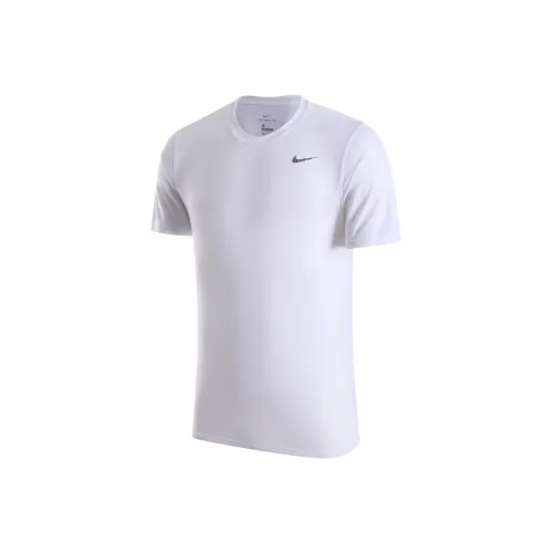 Nike T-Shirt Мужской Белый Холодный Серый