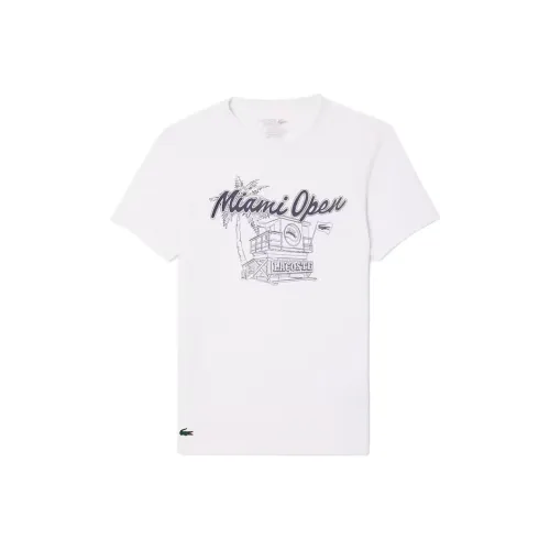 LACOSTE Collaboration Белая Мужская Футболка