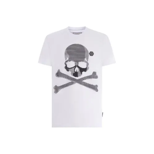 PHILIPP PLEIN Рубашка Мужская Белая