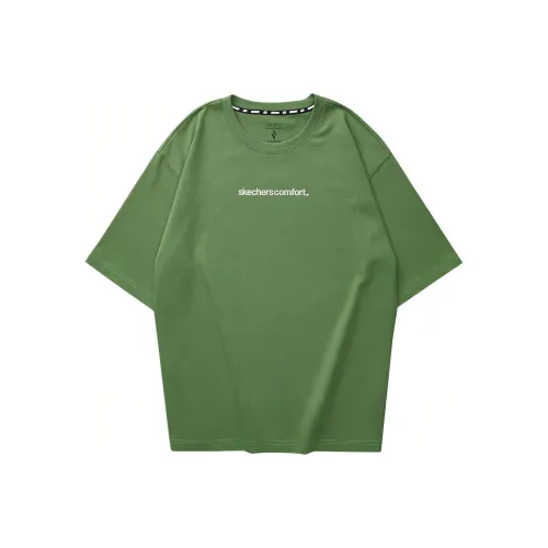 Skechers T-Shirt Унисекс Виноградный Зеленый
