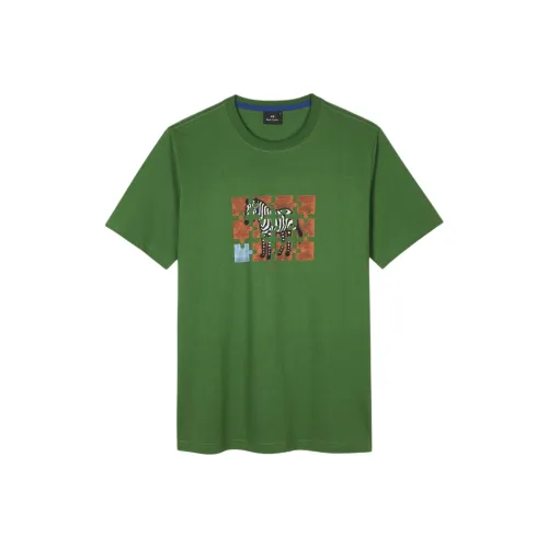 Paul Smith FW24 T Рубашка Мужская Зеленая