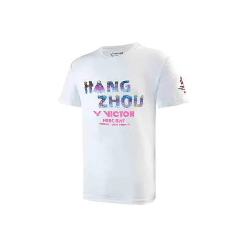 VICTOR Отбеленные Унисекс Футболки