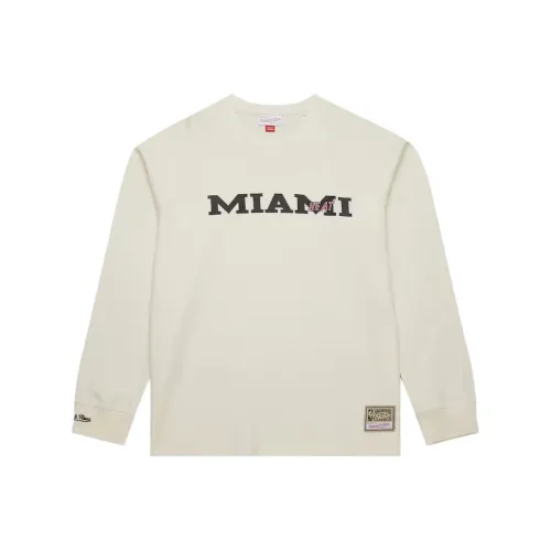 MITCHELL NESS X NBA Miami Heat T-Shirt Мужской Бежевый