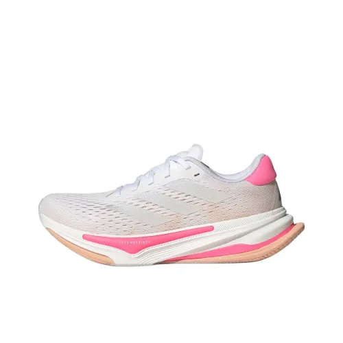 Adidas Supernova Slip-resistant Abrasion-resistant Низкие Беговые кроссовки Женские Белые