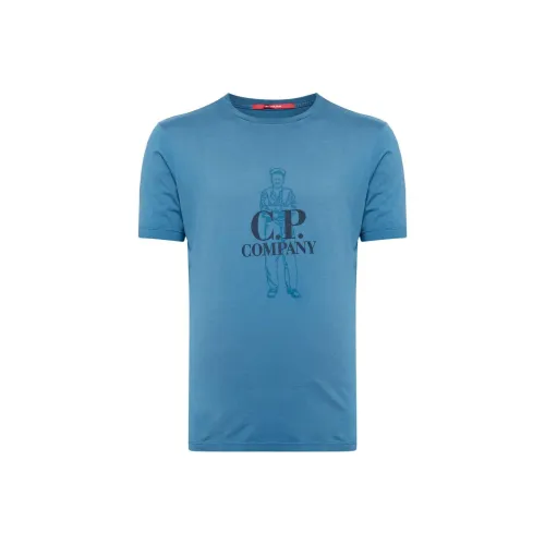 C.P.Company T-рубашка мужская синяя зеленая