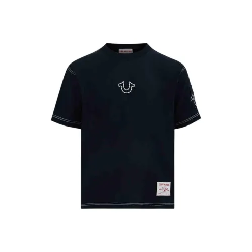True Religion Черные Мужские T-Рубашки