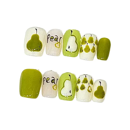 THE CABB SOUL Spring Flower Walkway Зеленый Груша Trapezoidal Зеленый Jump Цвет Милый