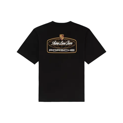 AIME LEON DORE Porsche Collaboration Ink Black Мужская T-рубашка