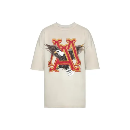 AMIRI Бежевый Мужской T-Рубашки