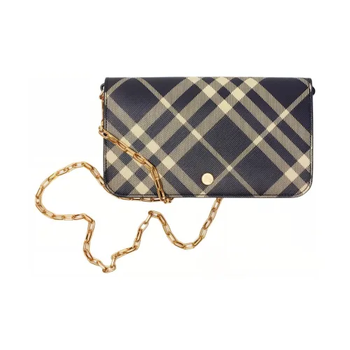 Burberry ПУ (полиуретан) с полиэстером и хлопком кошелек женский черный