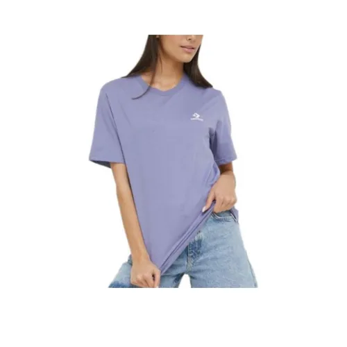 Конверс T-Shirt Унисекс Light Purple
