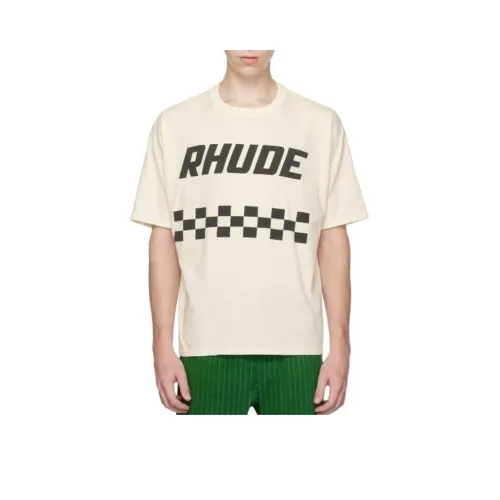 RHUDE Белая Мужская T-Рубашка