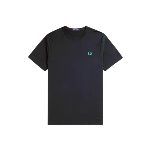 FRED PERRY Мужские черные T-рубашки