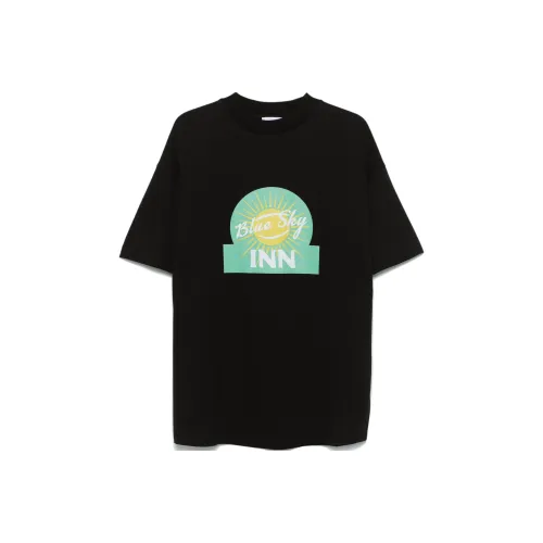 Blue Sky Inn Черные Мужские T-Рубашки