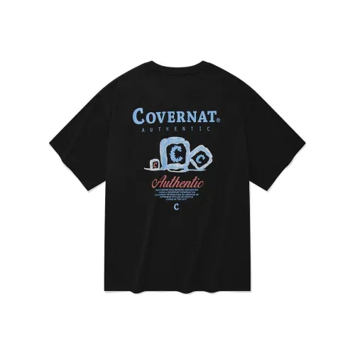 COVERNAT SS24 T-Shirt Унисекс Черный