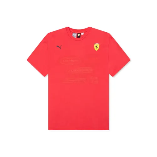 PUMA Ferrari RACEgraphic FW24 Rosso CORSA T Рубашка Унисекс Красный