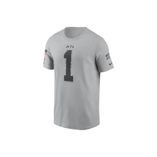 nike NFLNew York Jets Соус Gardner Salute To Service T-рубашка Мужская Серый