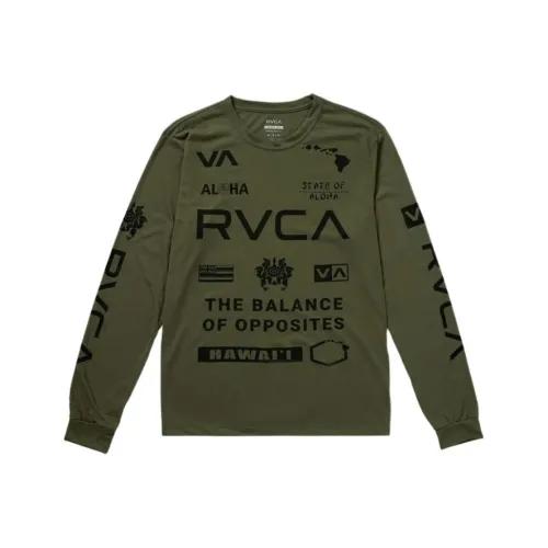 RVCA Оливковая Мужская Футболка