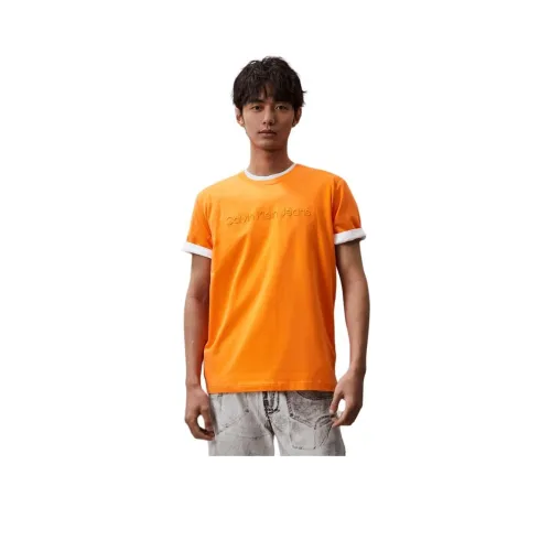 CK Calvin Klein T-рубашка мужская тропический оранжевый