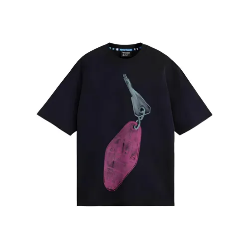 Scotch Soda FW24 T Рубашка Мужская Черная