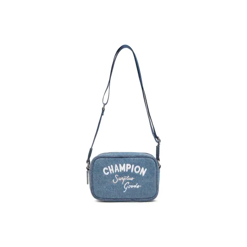 Champion Синтетическая кожа Сумка через плечо Стандартная Унисекс Caesar Синий Льняная ткань Какао Мокко