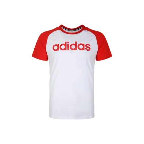 ADIDAS NEO M CE T Рубашка Мужская Белая Красная