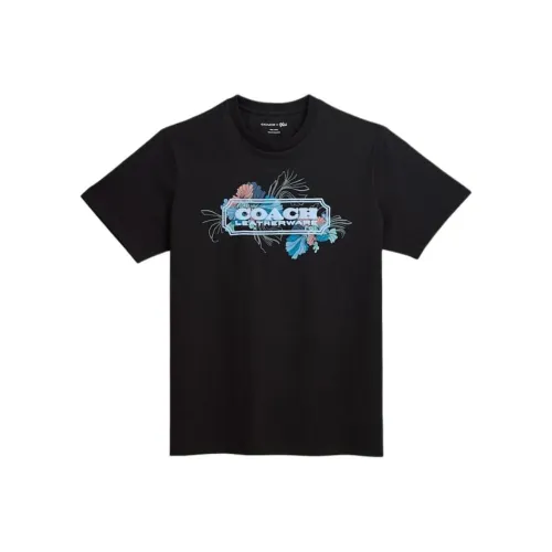 COACH FW24 T-Shirt Унисекс Черный