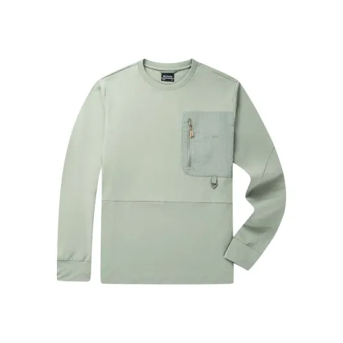 Коллаборация Columbia T-рубашка унисекс Light зеленая