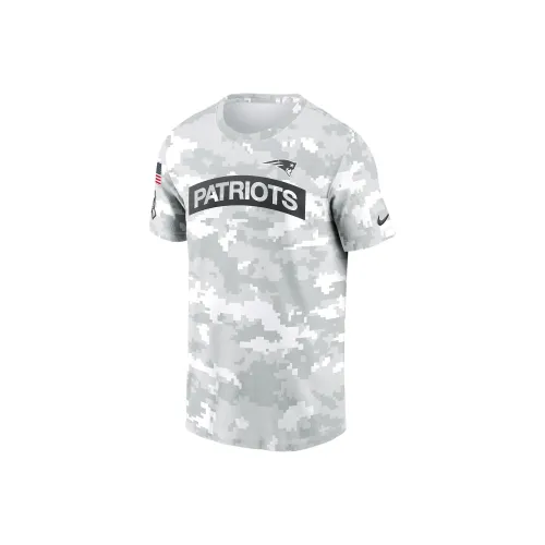 nike Dri FitNFL New England Patriots Salute To Service Edge Свод T Рубашка Мужская Белая