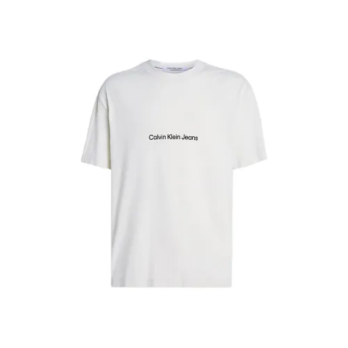 CK Calvin Klein Relaxed Back Logo T-Shirt T-Shirt Мужской Белый