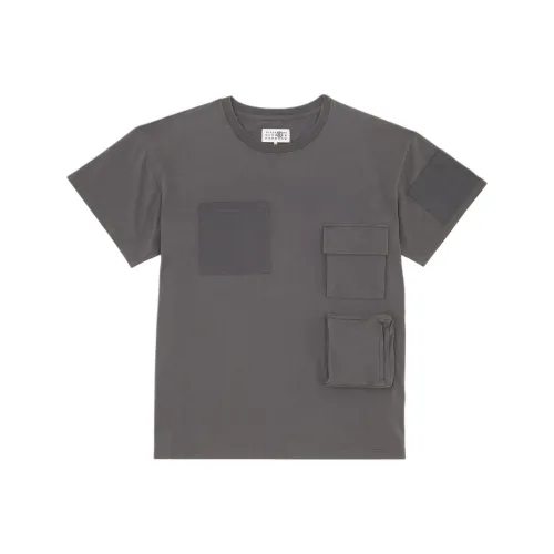 MM6 Maison Margiela совместная брендированная рубашка мужская серая