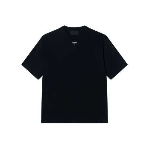 PRADA Мужские черные T-рубашки