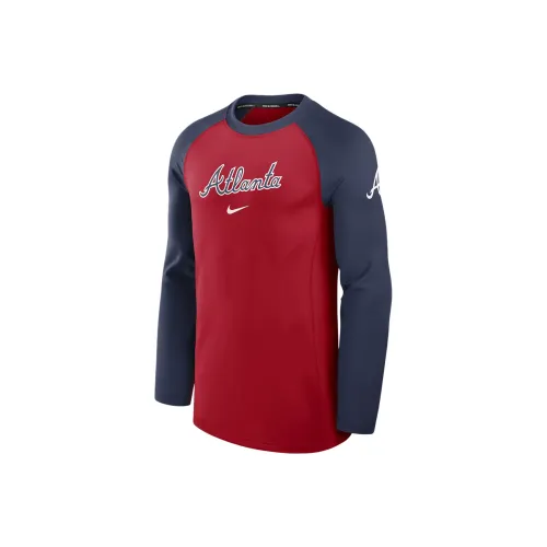 nike Atlanta Braves Аутентичная коллекция Game Time T-Shirt Мужская Красная