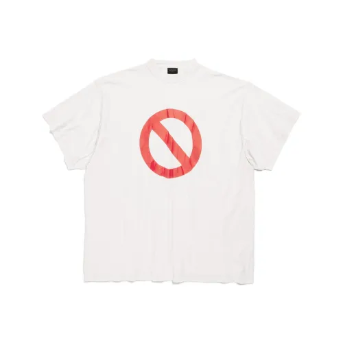 Balenciaga T-Shirt Loose Fit Unisex White