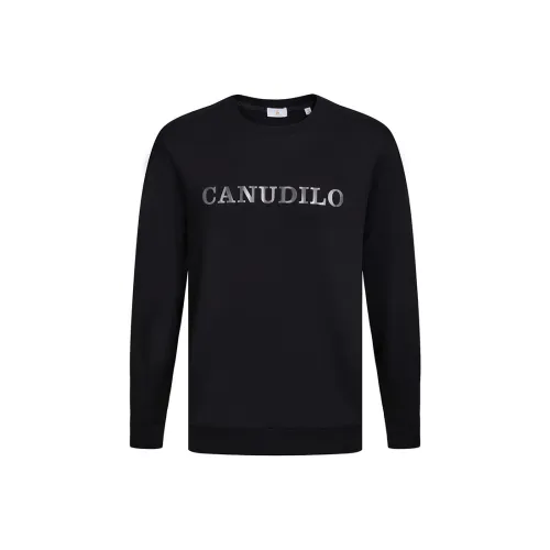 CANUDILO 61024552 900 Черная мужская T-рубашка