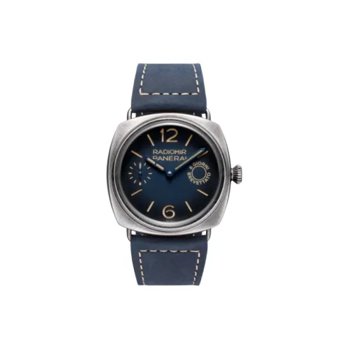 PANERAI Автоматический Механический Механизм Мужские Часы RADIOMIR Коллекция 45 мм Синий