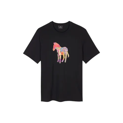 Paul Smith FW24 T Рубашка Мужская Черная