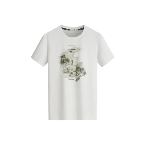 Dance with Wolves T-Shirt Мужская Натуральный Белый