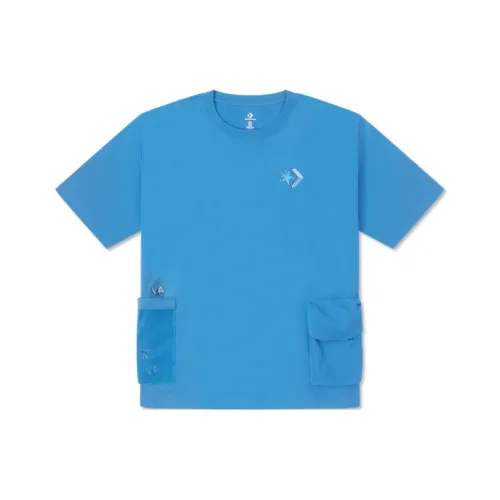 Конверс SUMMER DRINK POCKET T Рубашка Мужская Синяя