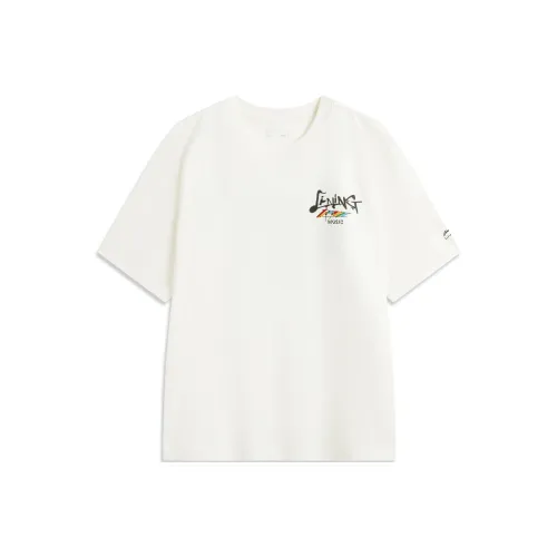 LINING Sports Life Collection T-Shirt Унисекс Айвори