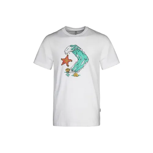 Конверс Белая Мужская Футболка