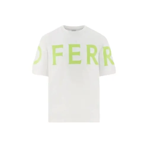 Ferragamo Белая Мужская T-Рубашка