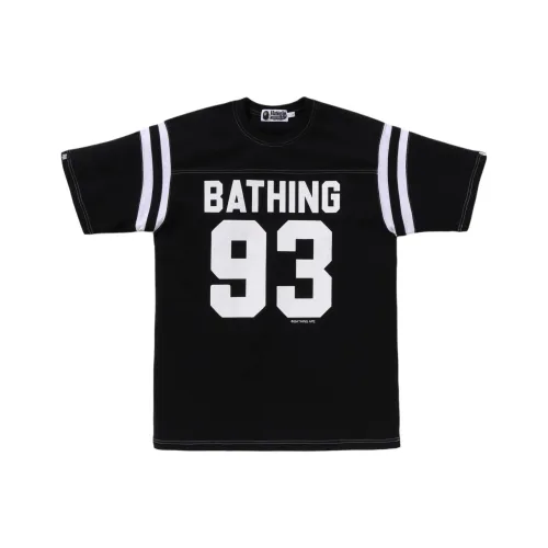 A BATHING APE BOUNTY HUNTER Коллаборация T-рубашка унисекс черный