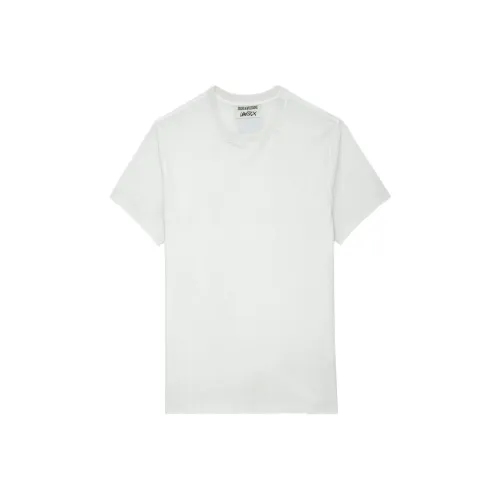 Zadig & Voltaire Белая унисекс футболка