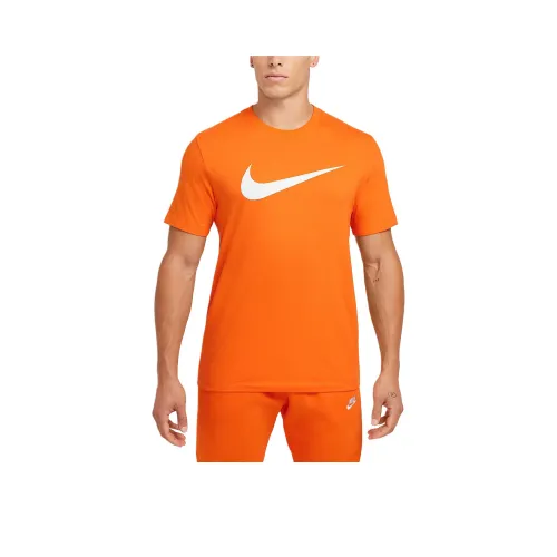 nike Sportswear Swoosh T Рубашка Мужская Оранжевая